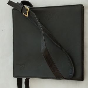 Aicha square adjustable strap made in France top zipper purse